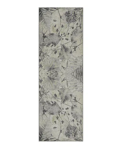 Kas London 4813 Runner Area Rug, 2'6x7'6 In Gray