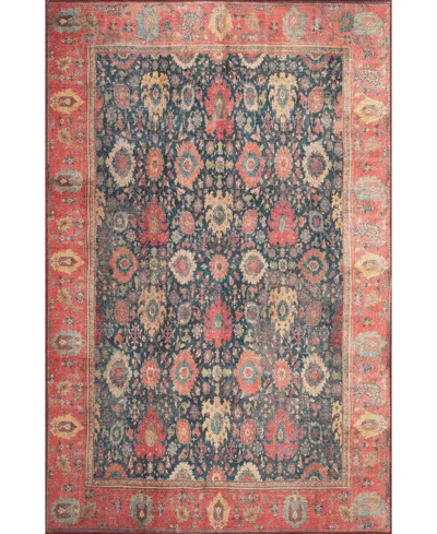 Kas London Machine Washable 4804 2' X 3' Area Rug In Navy