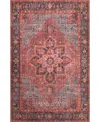 Kas London Machine Washable 4805 2' X 3' Area Rug In Red