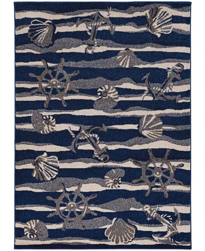 Kas Lucia 2776 6'7" X 9'6" Outdoor Area Rug In Blue
