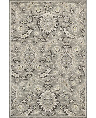 Kas Lucia Artisan 2750 Grey 5'3" X 7'7" Indoor/outdoor Area Rug In Gray