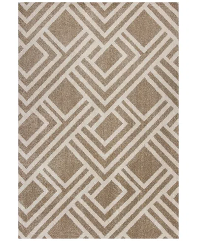 Kas Lucia Modeme 7'7" X 10'10" Indoor/outdoor Area Rug In 2763 Beige