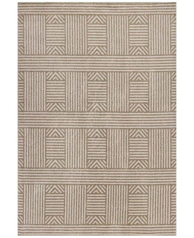 Kas Lucia Westport 2762 Beige 7'7" X 10'10" Indoor/outdoor Area Rug