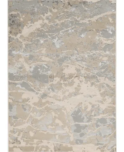 Kas Luna 7123 6'7" X 9'6" Area Rug In Sand,gray