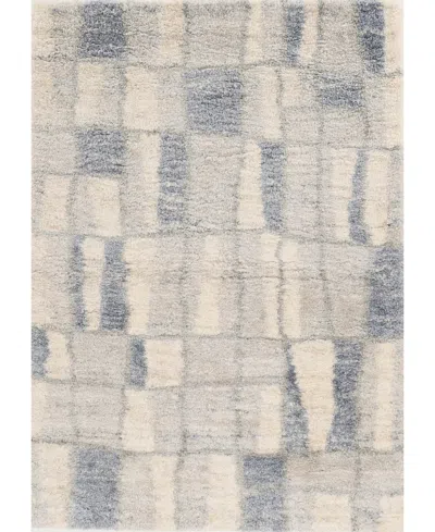 Kas Merino 6702 7'10" X 9'10" Area Rug In Ivory,blue