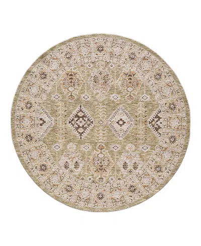 Kas Mira 4610 Round Area Rug, 7'10 X 7'10 In Brown