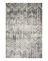 Kas Montreal Chevron Area Rug, 3'3 X 4'11 In Grey