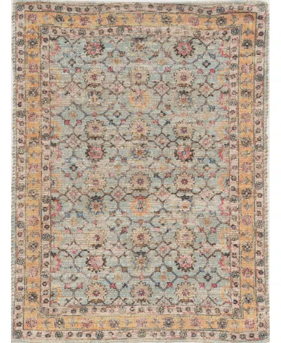 Kas Morris 2225 8'6" X 11'6" Area Rug In Brown,blue