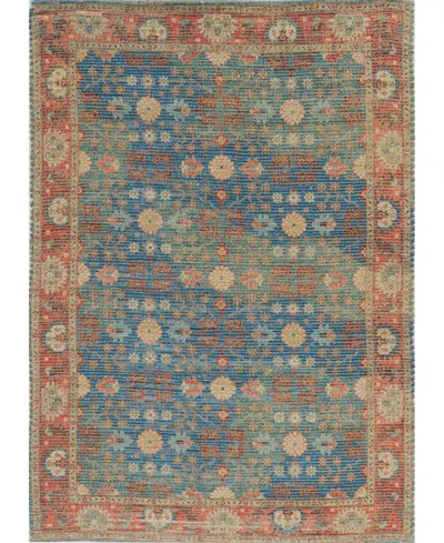 Kas Morris 2227 8'6" X 11'6" Area Rug In Blue,red