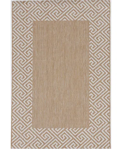 Kas Provo 5766 2'7" X 3'11" Outdoor Area Rug In Brown