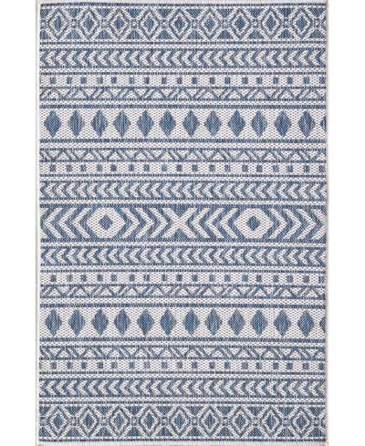 Kas Provo 5776 2'7" X 3'11" Outdoor Area Rug In Ivory,blue