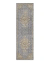 Kas Ria Elegance Runner Area Rug, 2'3 X 7'6 In Slate