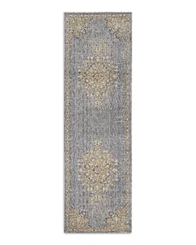 Kas Ria Elegance Runner Area Rug, 2'3 X 7'6 In Slate