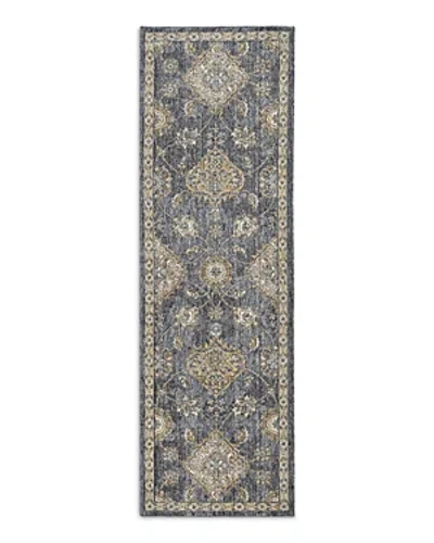 Kas Ria Sofia Runner Area Rug, 2'3 X 7'6 In Gray