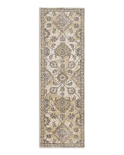 Kas Ria Sofia Runner Area Rug, 2'3 X 7'6 In Ivory