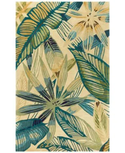 Kas Sparta Nassau 3154 Ivory Teal Area Rug In 3154 Ivory,teal