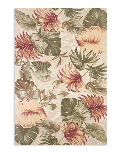 Kas Sparta Palm Leaves Area Rug, 7'9 X 9'6 In Beige