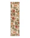 Kas Sparta Palm Leaves Runner Area Rug, 2'6 X 10' In Beige