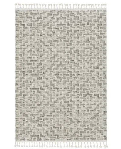 Kas Willow 1104 5'3" X 7'7" Area Rug In Ivory,gray
