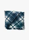 Kas Women's Cashmere Plaid Square Scarf In Blue In Blue