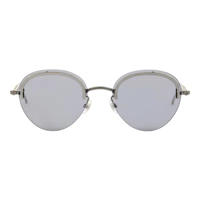 Kasa Lin Men's Black / Silver Hani Sunglasses Fumé