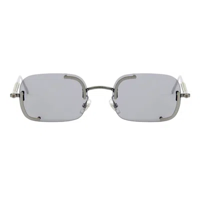 Kasa Lin Women's Black / Grey / Silver Chabco Sunglasses Fumé