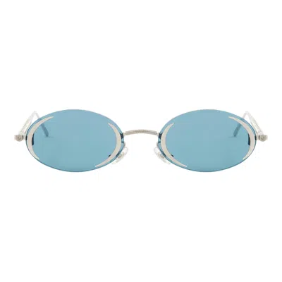 Kasa Lin Women's Blue / Silver Desi Sunglasses Blue