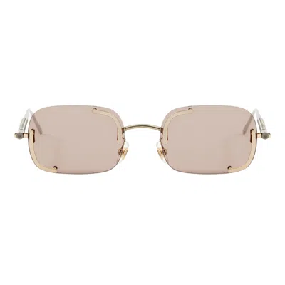 Kasa Lin Women's Gold / Brown Chabco Sunglasses Brown