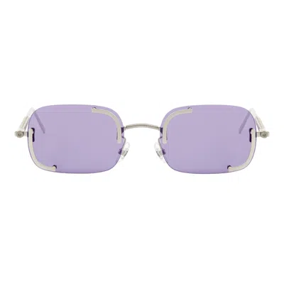 Kasa Lin Women's Pink / Purple / Silver Chabco Sunglasses Purple
