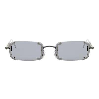 Kasa Lin Women's Silver / Black Heex Sunglasses Fumé