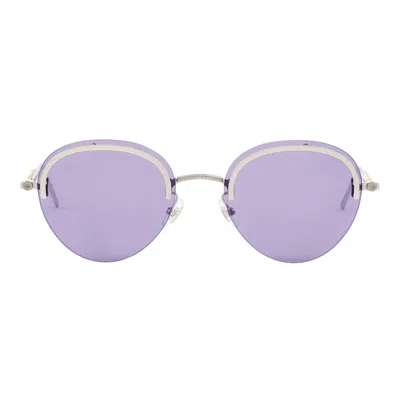 Kasa Lin Women's Silver / Pink / Purple Hani Sunglasses Purple