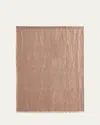 Kashmir Loom Dorukha Metallic Cashmere Wrap In Pink