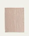 Kashmir Loom Dorukha Metallic Cashmere Wrap In Rose Gold Natural