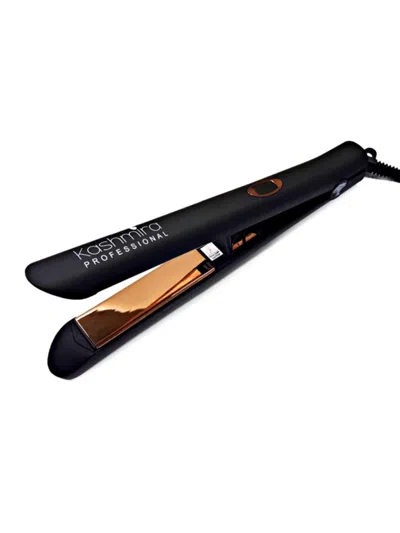 Kashmira Professional Infrared Pro Digital 1-inch Titanium Far-infrared Technology Flat Iron In Black