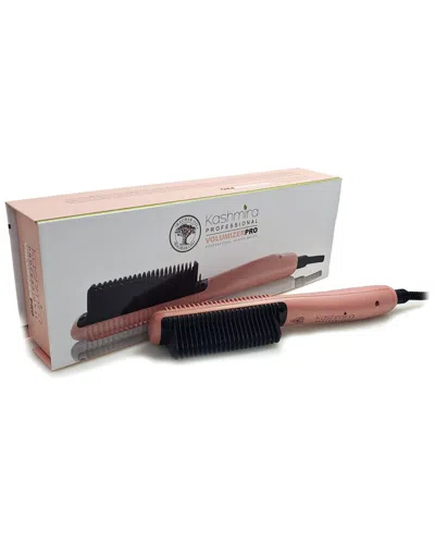 Kashmira Professional Unisex Volumizer Pro Ionic Ceramic Comb Plated Heated Brush In White