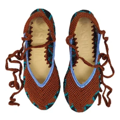 Kashura High Women's Dancer Shoes Almond Brown