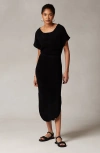 Kashwere Apparel Criss Cross Dress In Black