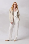 Kashwere Apparel Easy Cardigan Chenilla Classic In Wheat Linen