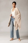 Kashwere Apparel Travel Poncho In Oatmeal