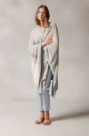 Kashwere Apparel Travel Poncho In Stripe Print