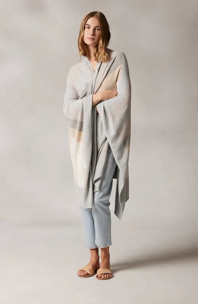 Kashwere Apparel Travel Poncho In Stripe Print