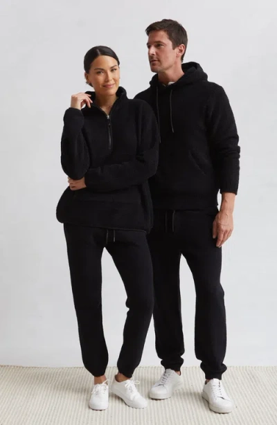 Kashwere Apparel Unisex Sleep Hoodie In Black