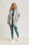 Kashwere Apparel Womens Oversized Coat In Stone Creme