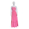 Kasia Chrissy Cut Out Maxi Dress In Pink In Pink