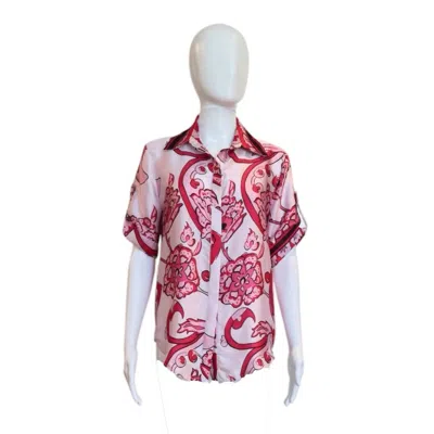 Kasia Madeline Shirt In Pink In Multi