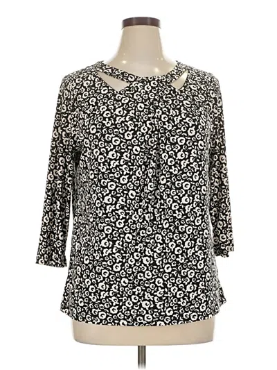 Kasper 3/4 Sleeve Blouse In Multi