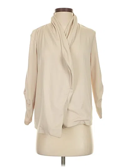 Pre-owned Kasper 3/4 Sleeve Blouse In Ivory