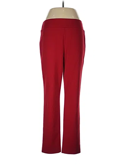 Pre-owned Kasper Active Pants In Red