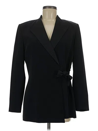 Pre-owned Kasper A.s.l. Blazer Jacket In Black