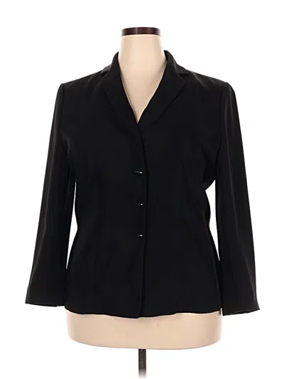 Pre-owned Kasper A.s.l. Blazer Jacket In Black